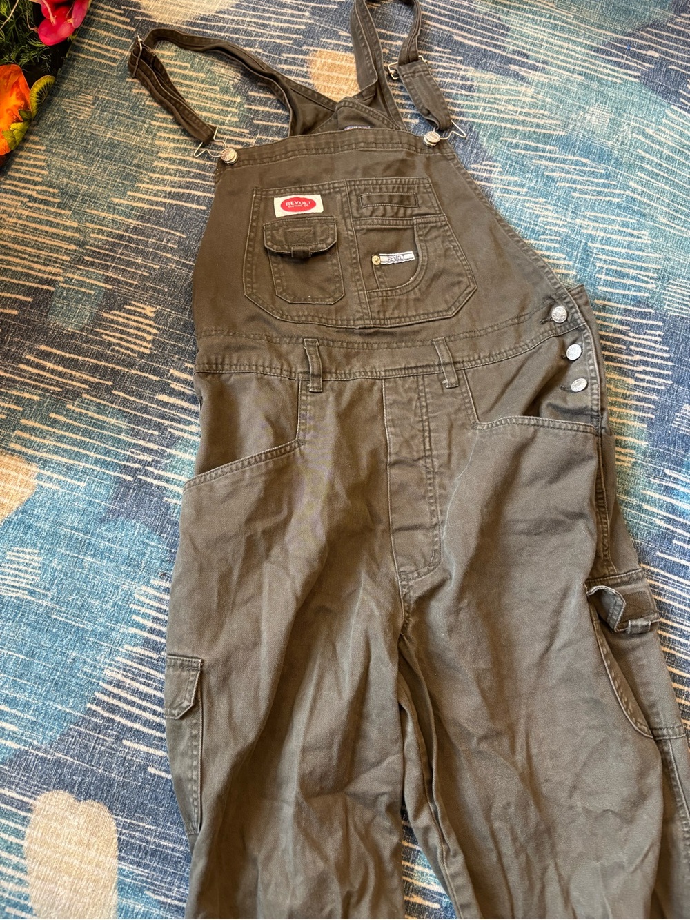 90s Revolt clothing company overall